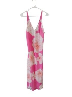 Natori Pink and White Floral Slip
